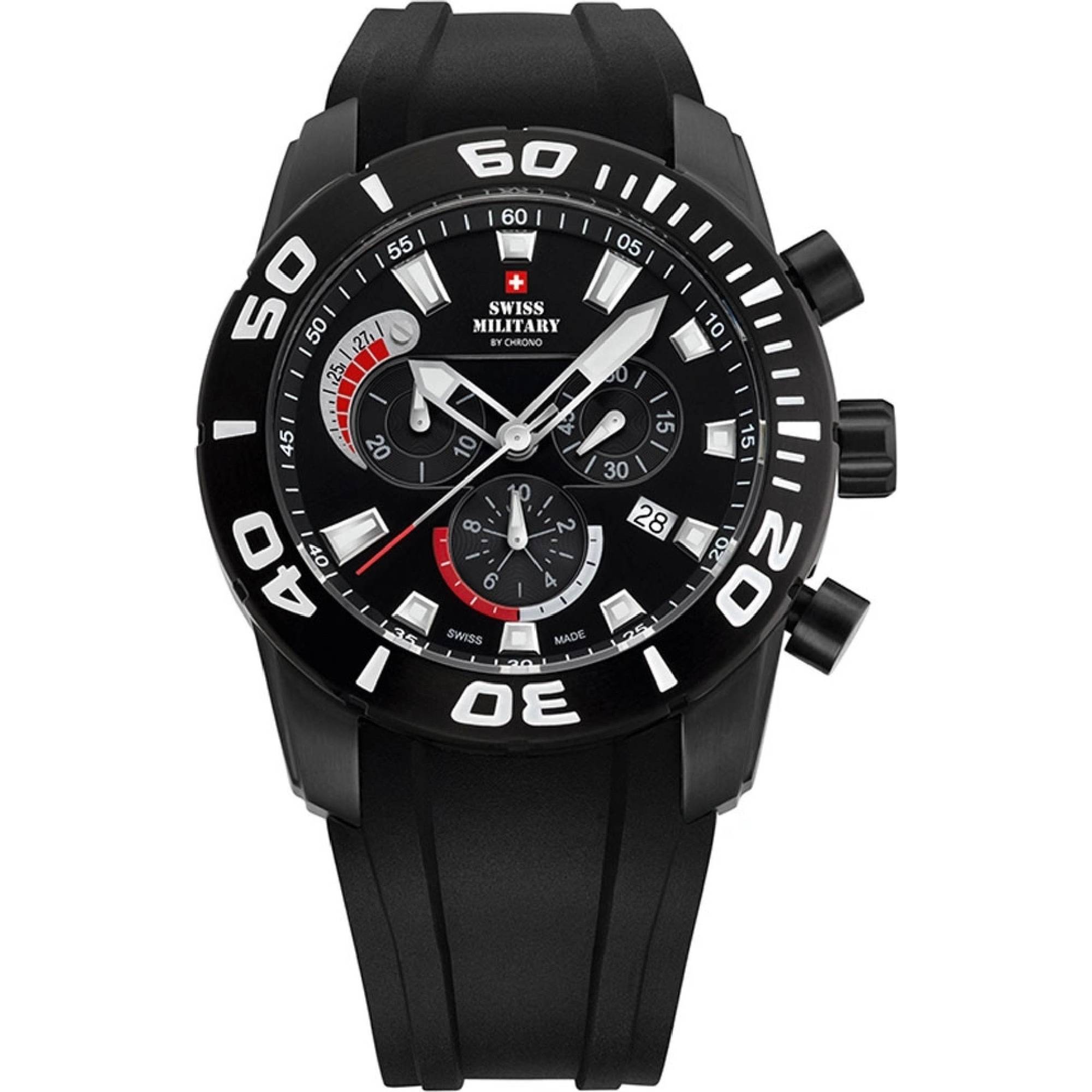 SWISS MILITARY BY CHRONO 20097BPL-RUB MEN WATCH SWISS MILITARY BY CHRONO 20097BPL-RUB MEN WATCH