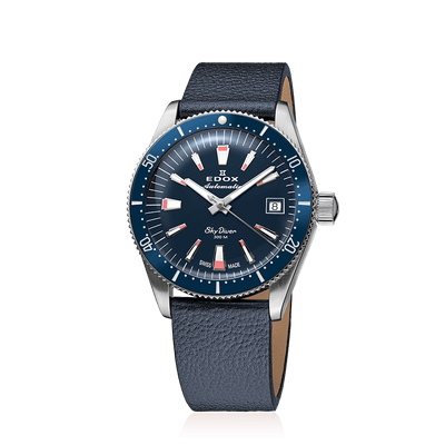 EDOX SWISS MADE 80131-3BUC-BUICO SKYDIVER 38 DATE AUTOMATIC SPECIAL EDITION