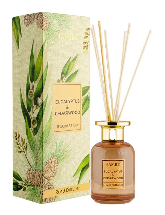 Hamidi Eucalyptus & Cedarwood 150ml Scented Stick Set