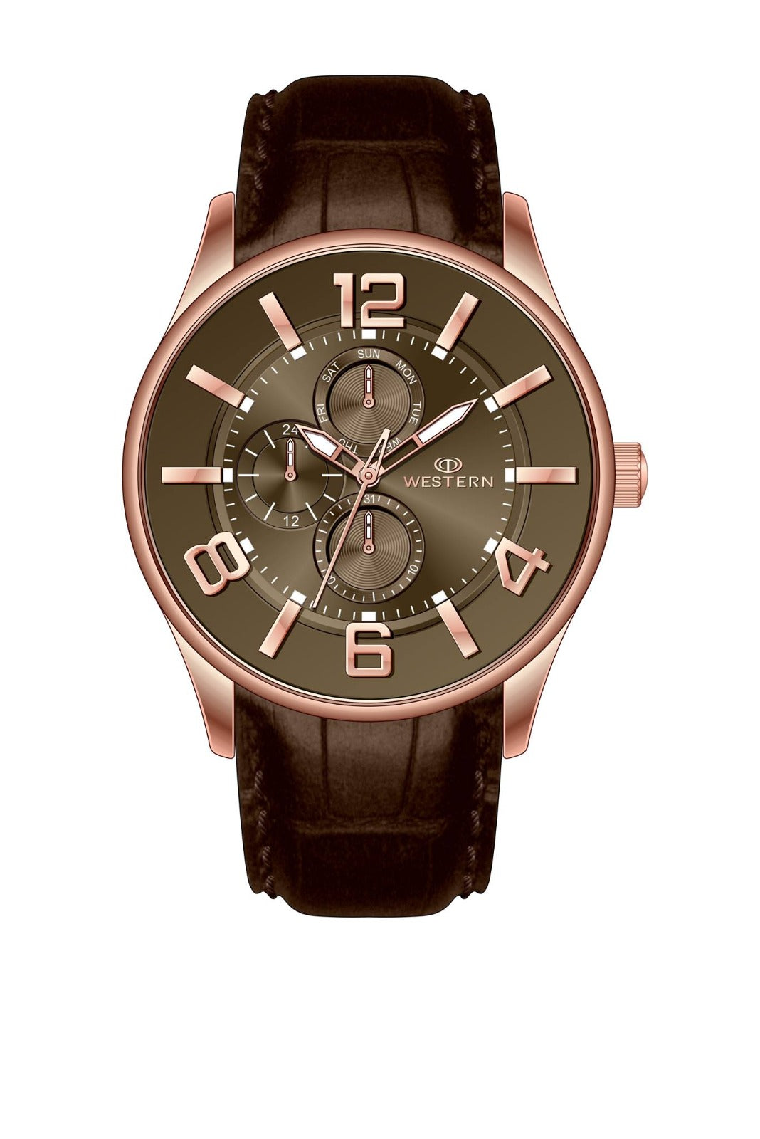 WESTERN W1814GPP070Q MEN WATCH