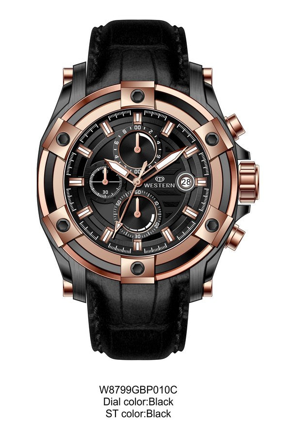 WESTERN W8799GBP010C MEN WATCH