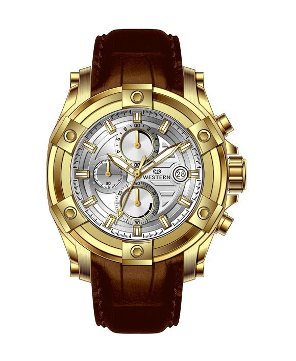 WESTERN W8799GPP010F MEN WATCH – Time Zone