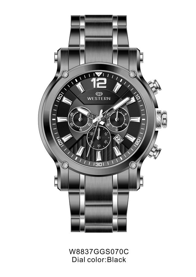 WESTERN W8837GGS070C MEN WATCH