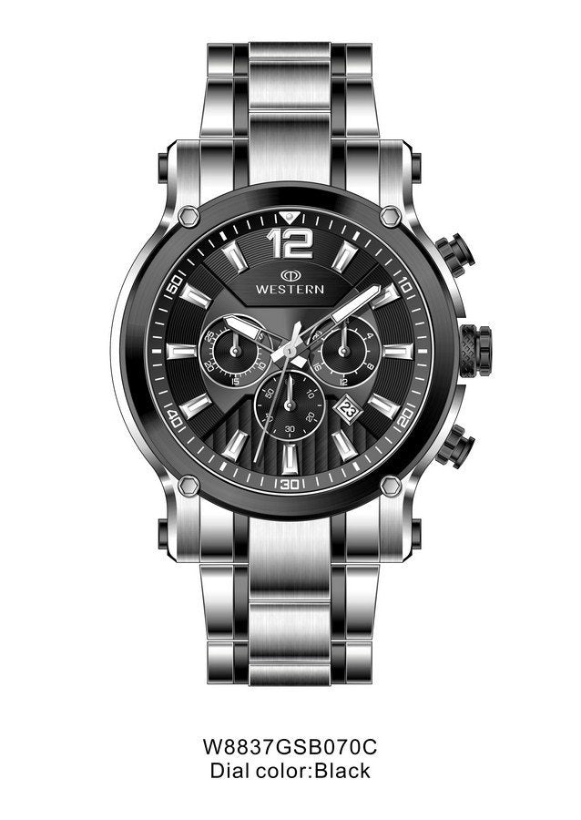 WESTERN W8837GSB070C MEN WATCH