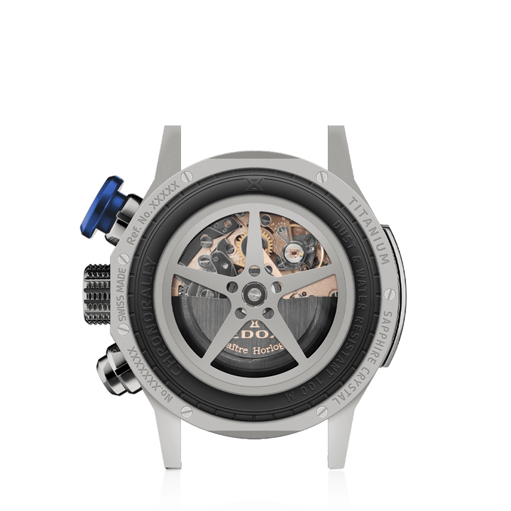 EDOX SWISS MADE 01129-TBUCBR-BUBR CHRONORALLY AUTOMATIC