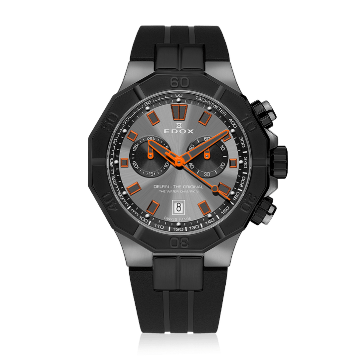 EDOX SWISS MADE 10113-37GNCA-GNO DELFIN THE ORIGINAL CHRONOGRAPH