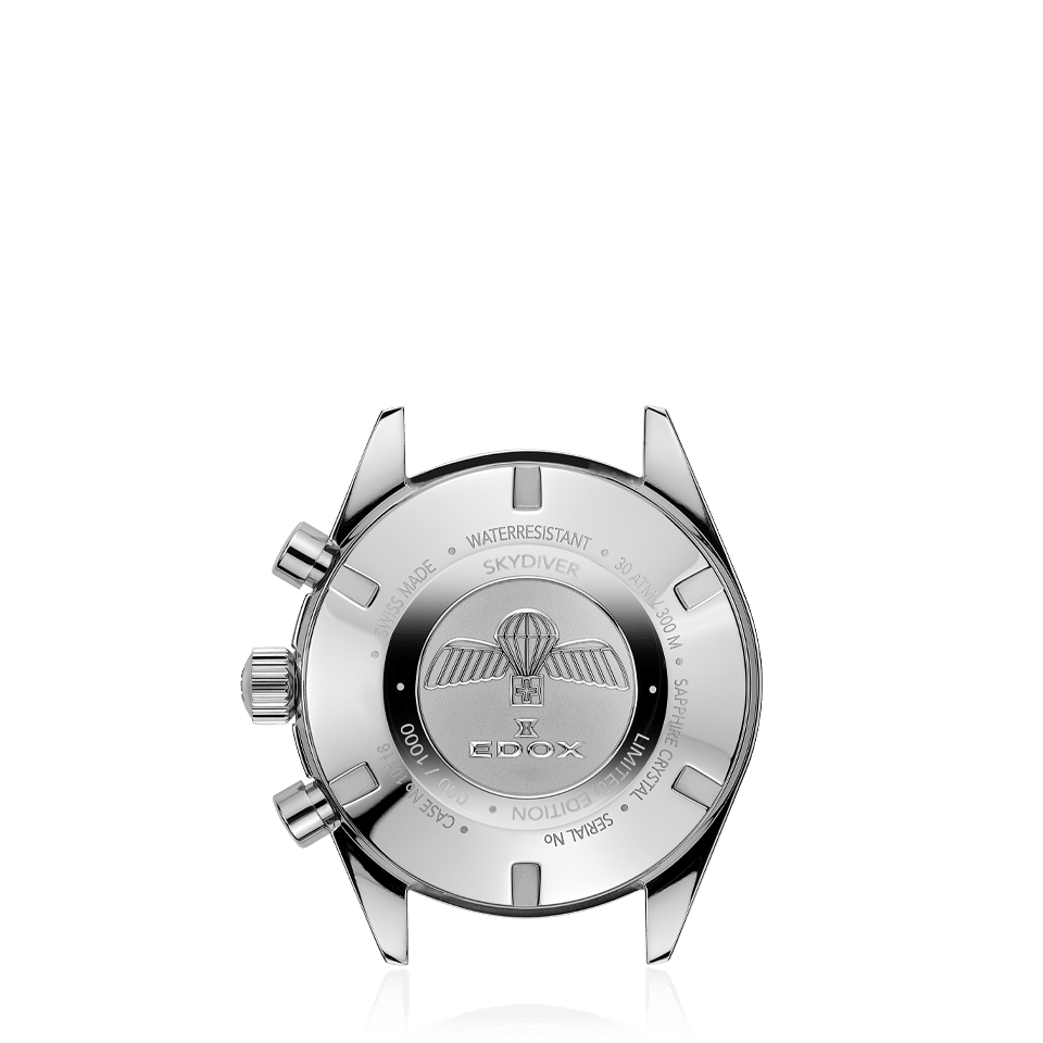 EDOX SWISS MADE 10116-3-VIDN SKYDIVER CHRONOGRAPH LIMITED EDITION