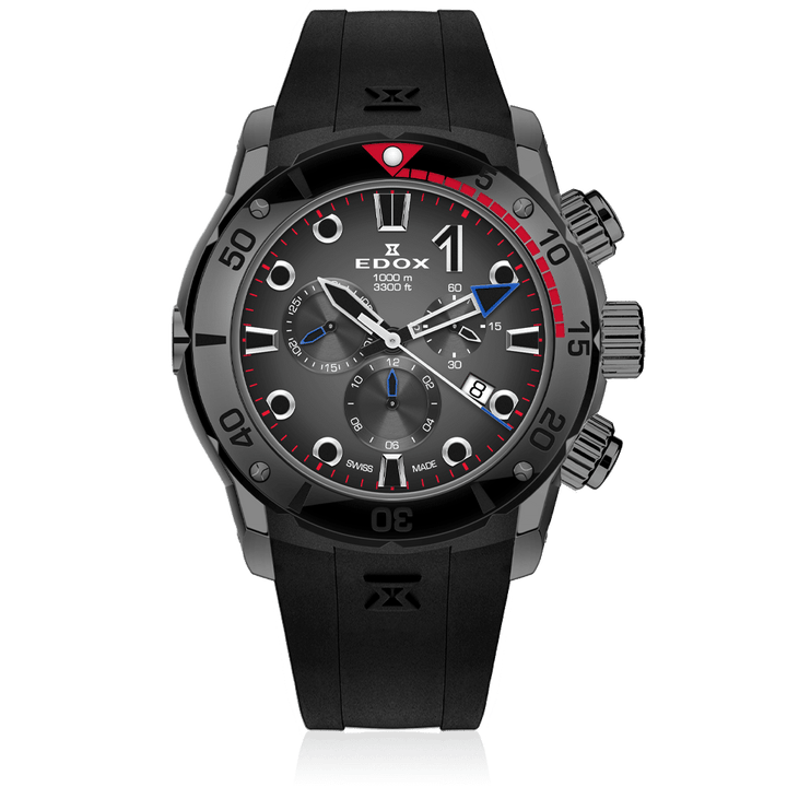 EDOX SWISS MADE 10242-TINGNR-GIDNR CO-1 CHRONOGRAPH
