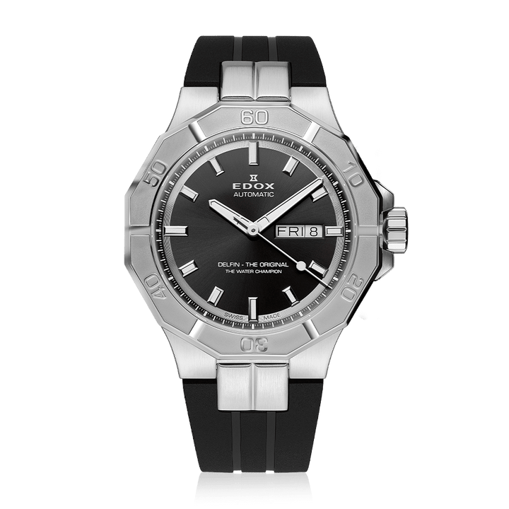 EDOX SWISS MADE DELFIN THE ORIGINAL DAY-DATE AUTOMATIC 88008-3CA-NIN