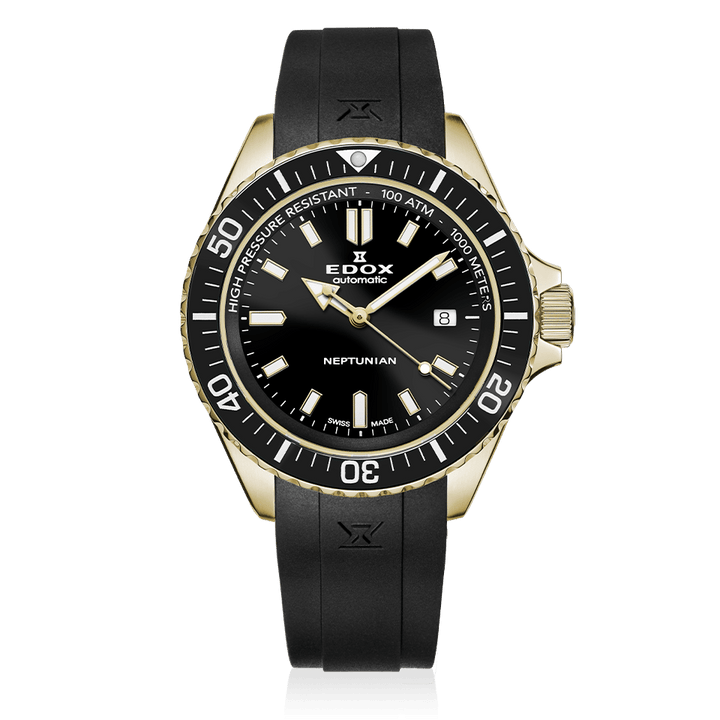 EDOX SWISS MADE  80120-37JC-NID NEPTUNIAN AUTOMATIC