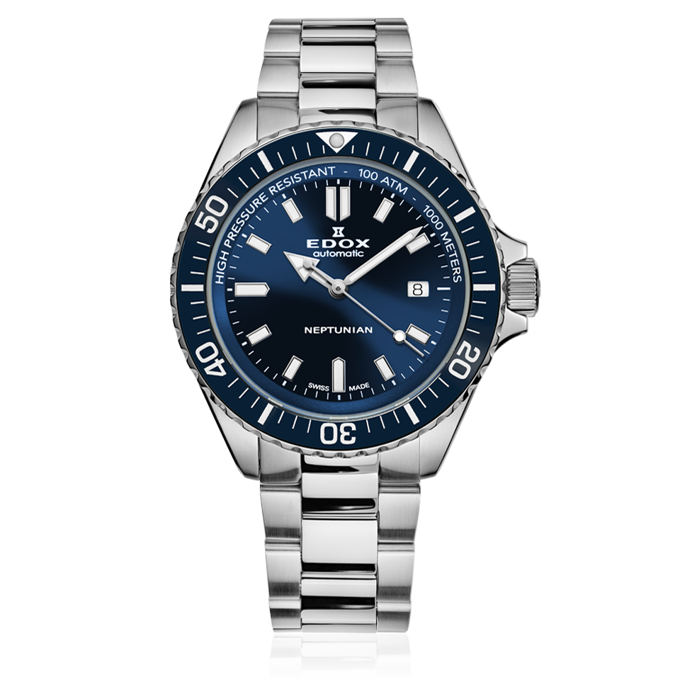 EDOX SWISS MADE 80120-3BUM-BUF NEPTUNIAN AUTOMATIC