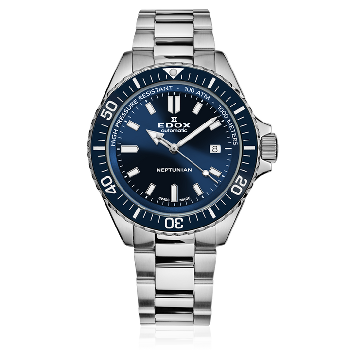 EDOX SWISS MADE 80120-3BUM-BUF NEPTUNIAN AUTOMATIC
