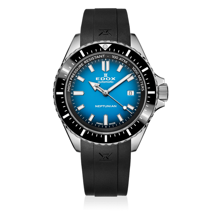 EDOX SWISS MADE 80120-3NCA-BUIDN NEPTUNIAN AUTOMATIC