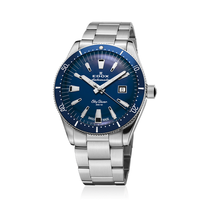 EDOX SWISS MADE 80126-3BUM-BUIN SKYDIVER DATE AUTOMATIC LIMITED EDITION