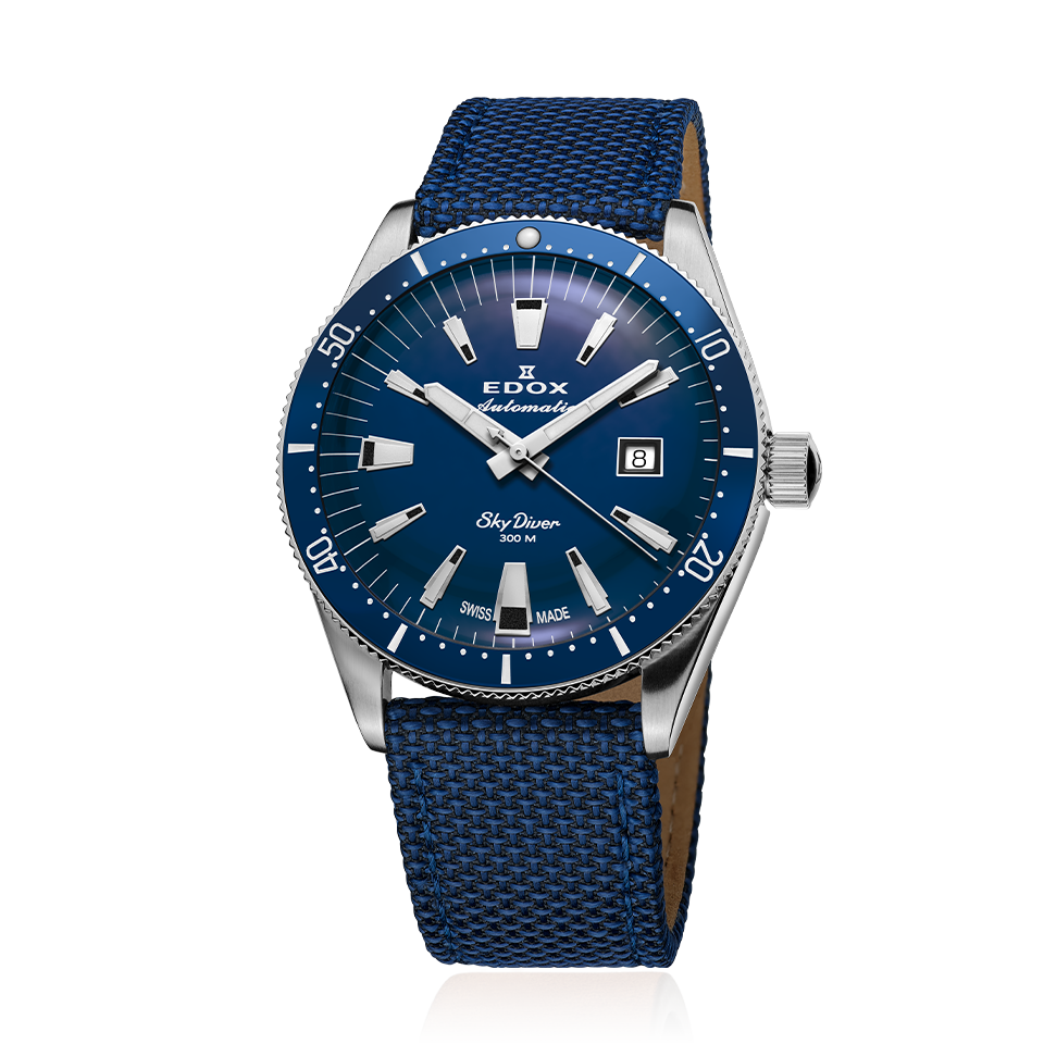 EDOX SWISS MADE 80126-3BUM-BUIN SKYDIVER DATE AUTOMATIC LIMITED EDITION