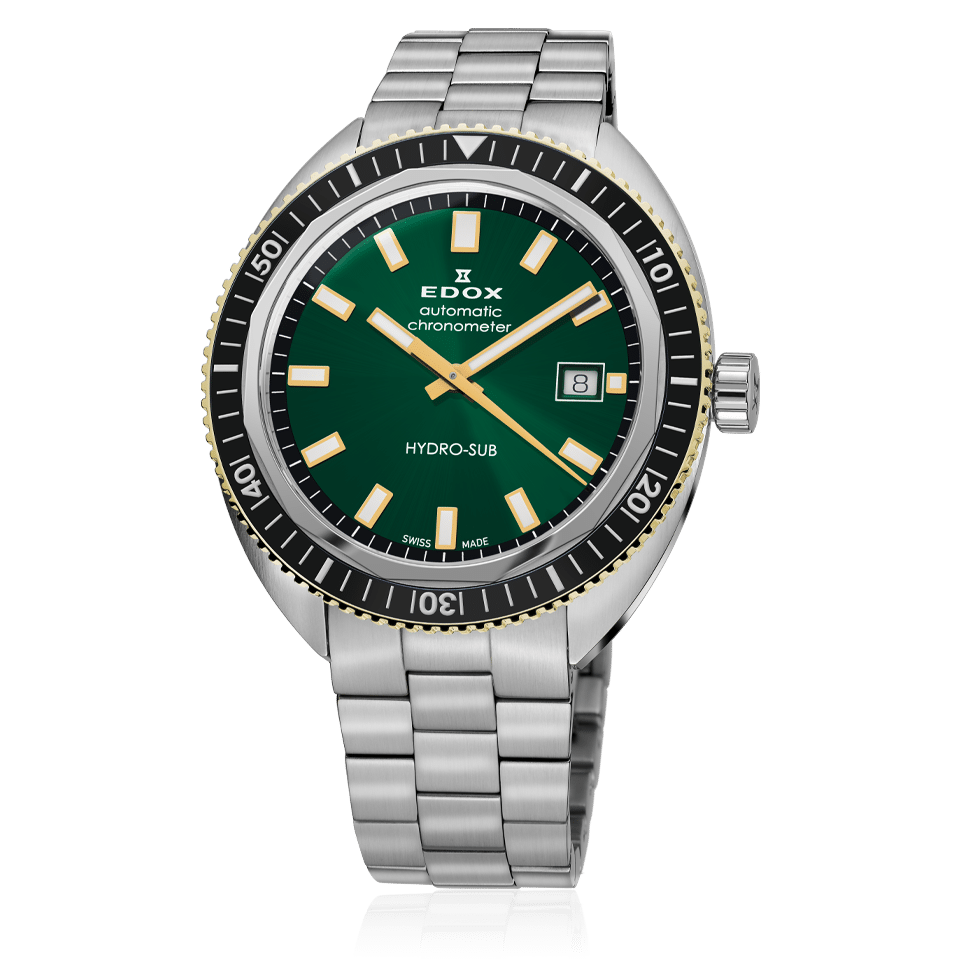EDOX SWISS MADE  80128-357JNM-VID HYDRO-SUB DATE AUTOMATIC CHRONOMETER (LIMITED)
