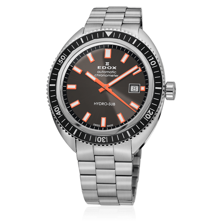 EDOX SWISS MADE 80128-3NM-GINO HYDRO-SUB DATE AUTOMATIC CHRONOMETER (LIMITED)