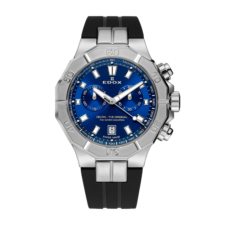 EDOX SWISS MADE 10113-3CA-BUIN DELFIN THE ORIGINAL CHRONOGRAPH