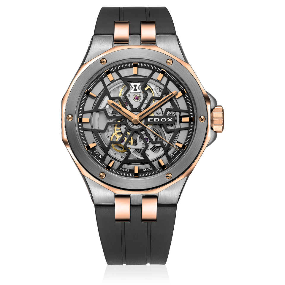 EDOX SWISS MADE 85303-357GR-NRN DELFIN THE ORIGINAL MECANO AUTOMATIC
