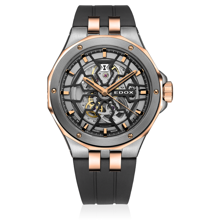 EDOX SWISS MADE 85303-357GR-NRN DELFIN THE ORIGINAL MECANO AUTOMATIC