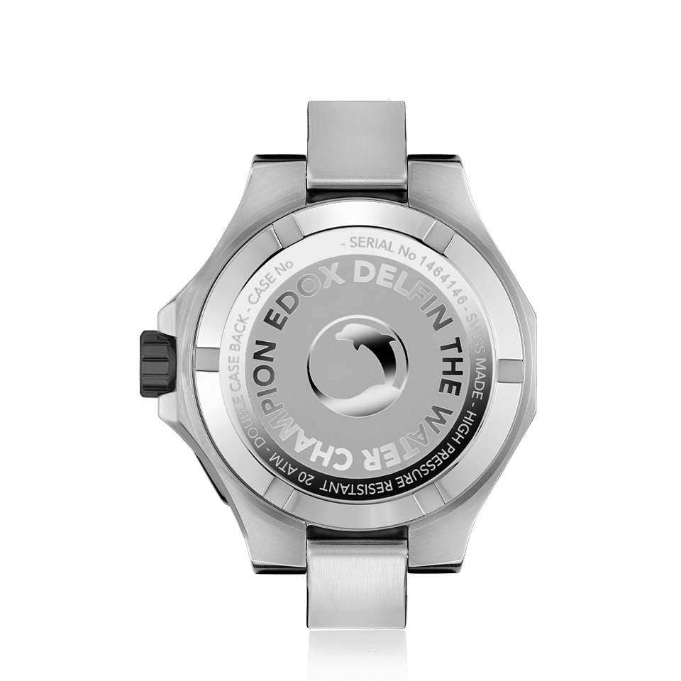 EDOX Delfin The Original Day-Date Automatic 88008-3GCA-BGO caseback