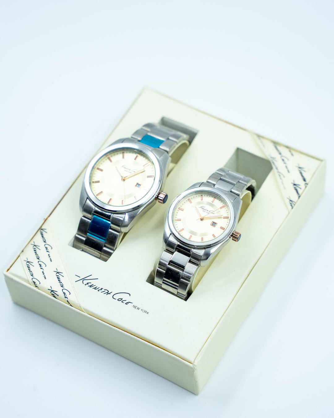 KENNETH COLE Couple Watch Retro Collection