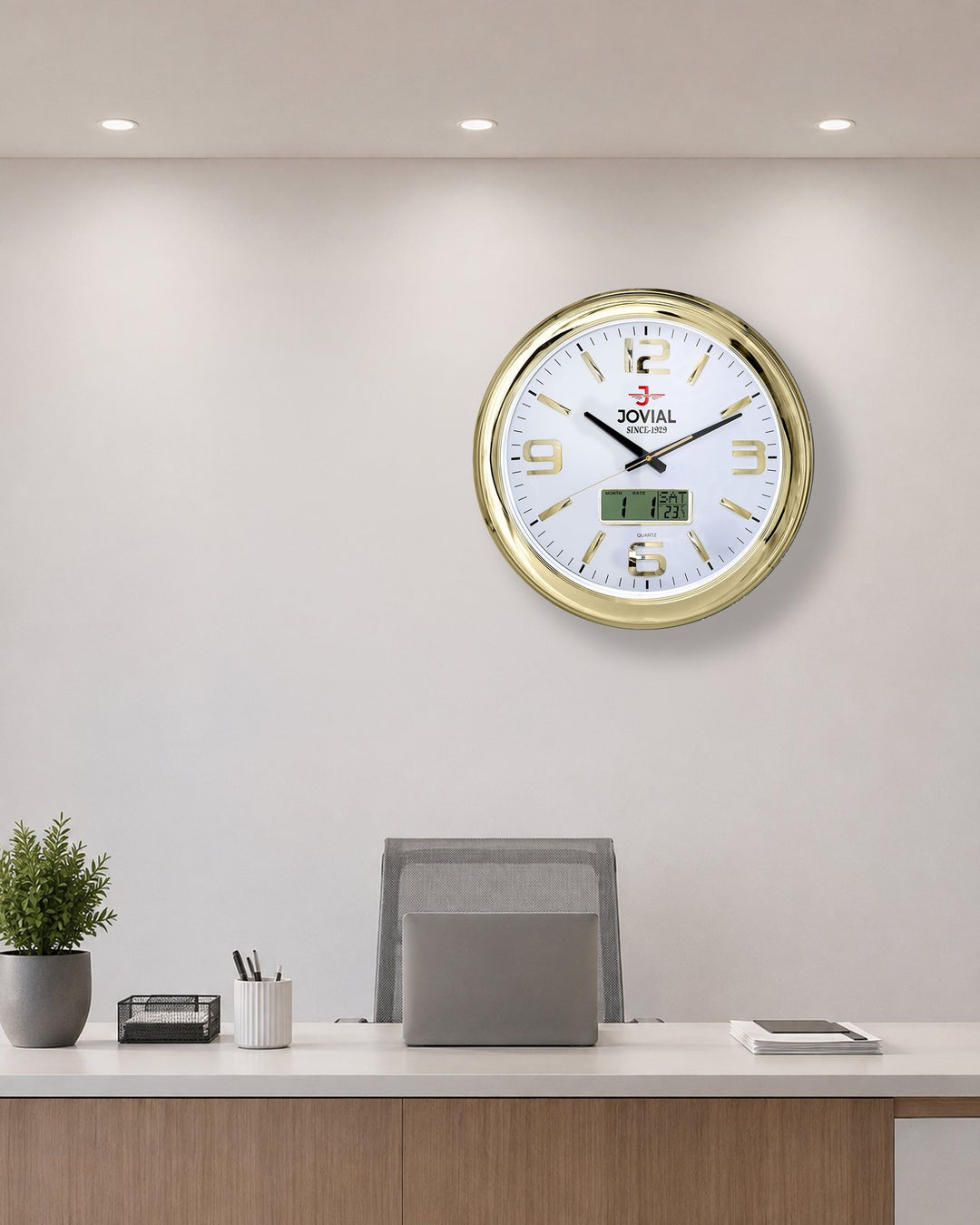 JOVIAL JWC0592ALKS WALL CLOCK