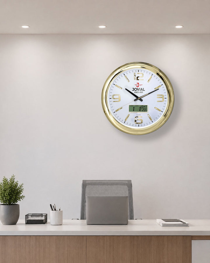 JOVIAL JWC0592ALKS WALL CLOCK