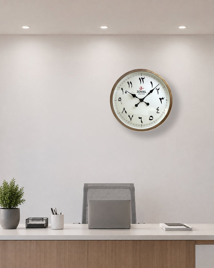 JOVIAL JWCP4002GY WALL CLOCK
