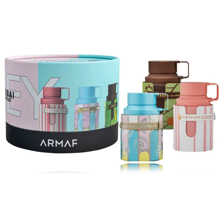ARMAF WHEEL OF ODYSSEY MARSHMALLOW + DUBAI CHOCOLAT + CANDEE