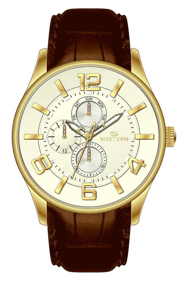 WESTERN W1814GGP070B MEN WATCH